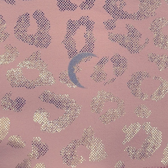 Zyia Gold Leopard Light n Tight 7/8 Leggings Size 4 - Picture 6 of 7